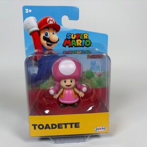 NWT‎ Super Mario Bros Toadette Figure Nintendo 2.5”